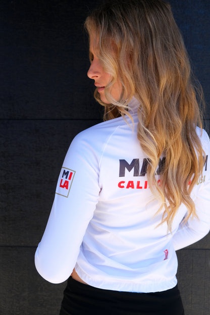 MAXIMUM Fall / Winter Unisex Hot White Fleece Jacket Unisex Special Price