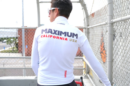 MAXIMUM Fall / Winter Unisex Hot White Fleece Jacket Unisex Special Price