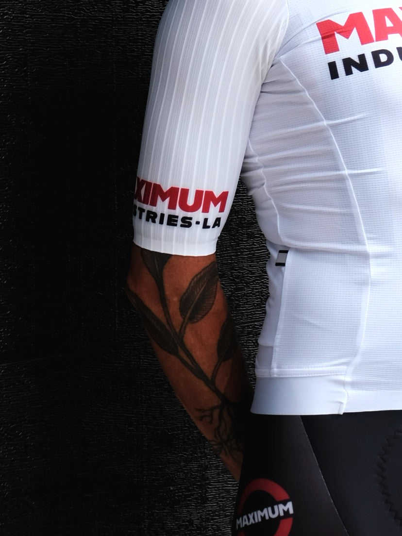 MAXIMUM Underground - Fall Winter Campaign Pro Short Sleeve Jersey in White Preorer