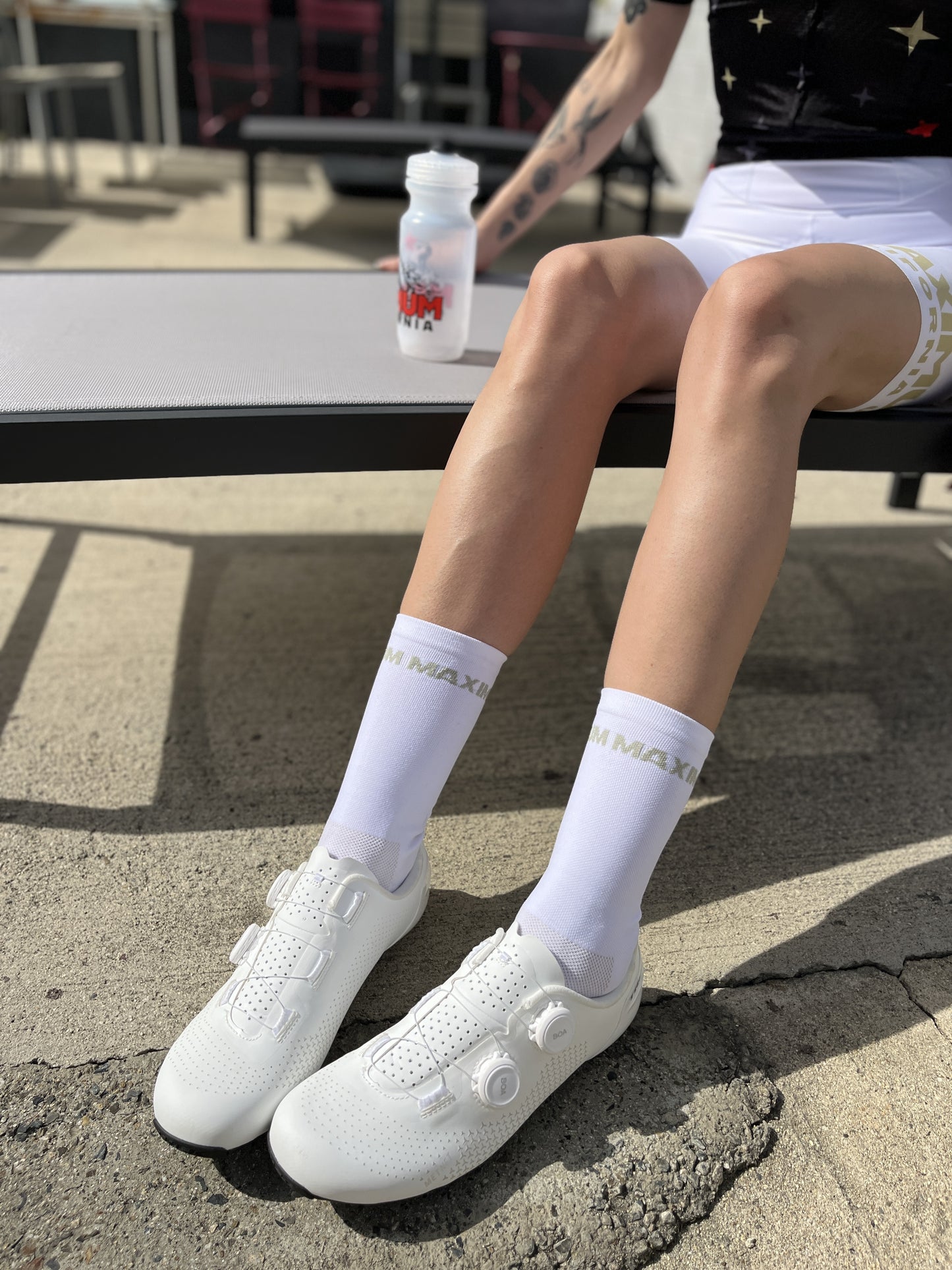 3-Pack Basic White Racing Socks - Ships Free