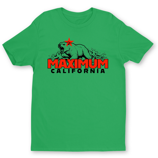 MAXIMUM California Bear Tshirt in Green