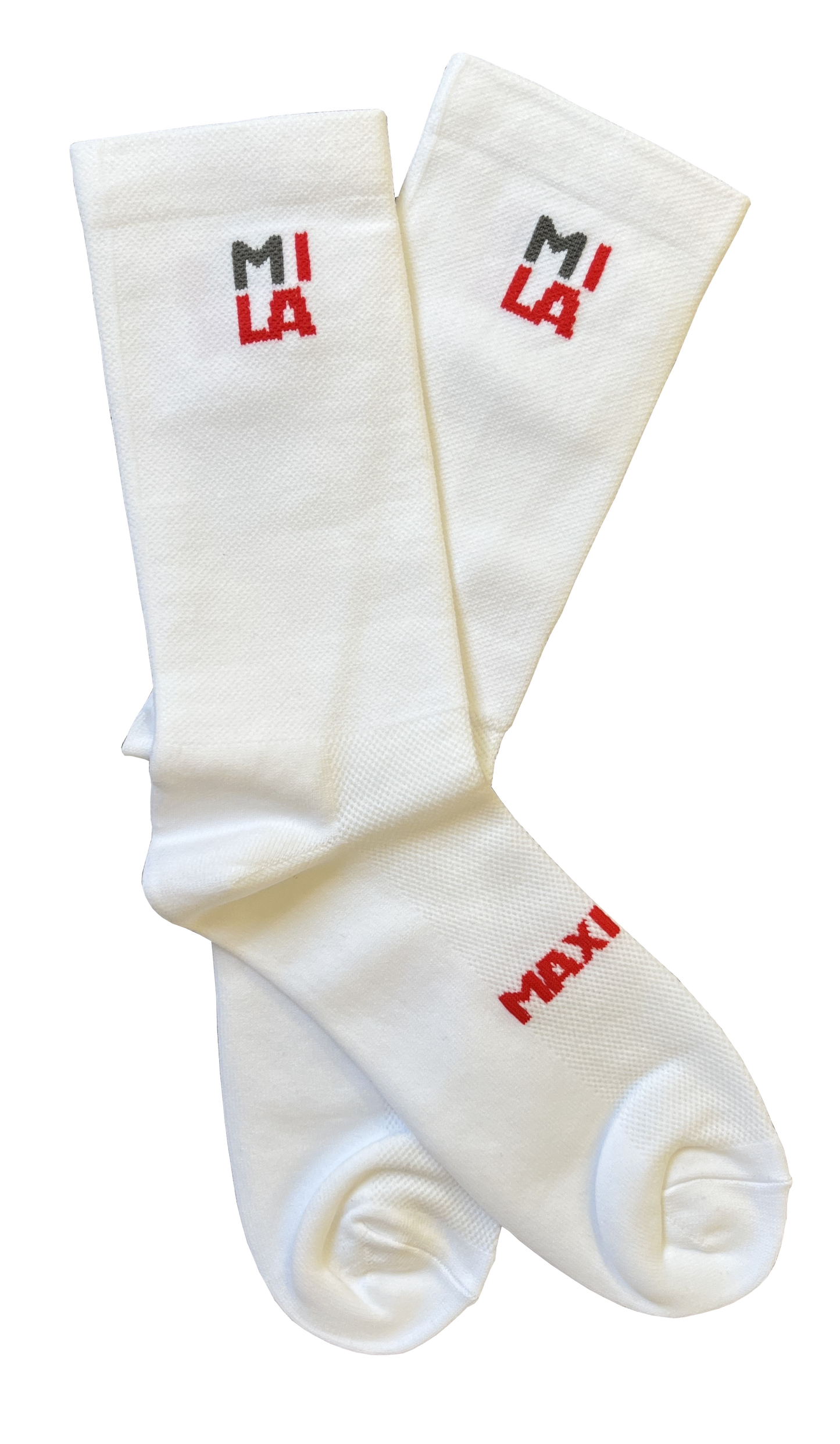 MAXIMUM Racing Socks in White Size M-L