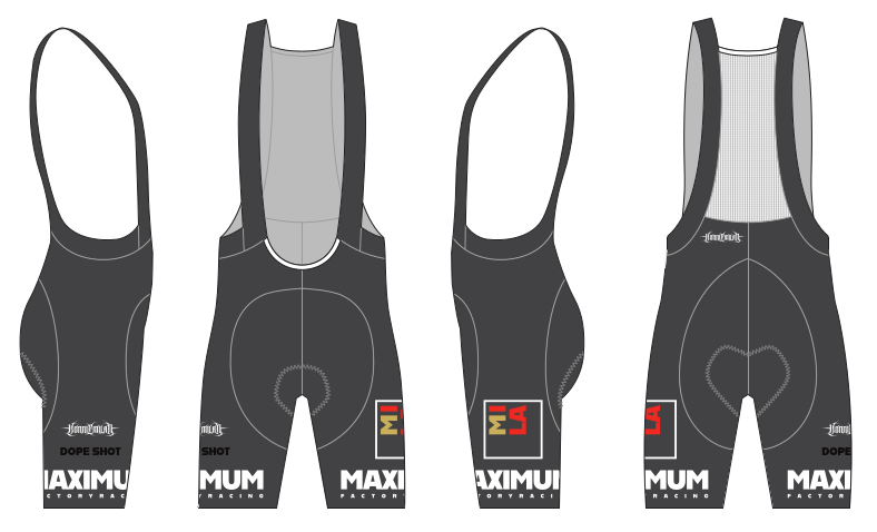 MAXIMUM Factory Racing 2026 Bibshorts in Dark Grey Presale